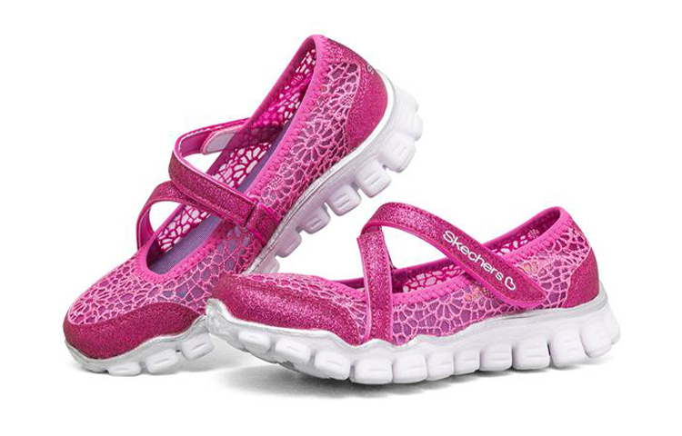 Lookbook (PS) Skechers Flex 2 K 'Merah Jambu' 81221L-HPK