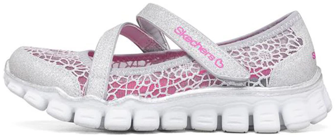 preschool-skechers-flex-2-k-silver-pink-81221-l-sil
