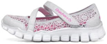 Buy (Preschool) Skechers Flex 2 K 'Silver Pink' 81221L-SIL