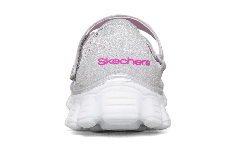 Shop (Preschool) Skechers Flex 2 K 'Silver Pink' 81221L-SIL