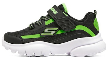 (Preschool) Skechers Razor Flex 'Black Solar Green' 403779N-BKLM (Preschool) Skechers Razor Flex 'Black Solar Green' 403779N-BKLM