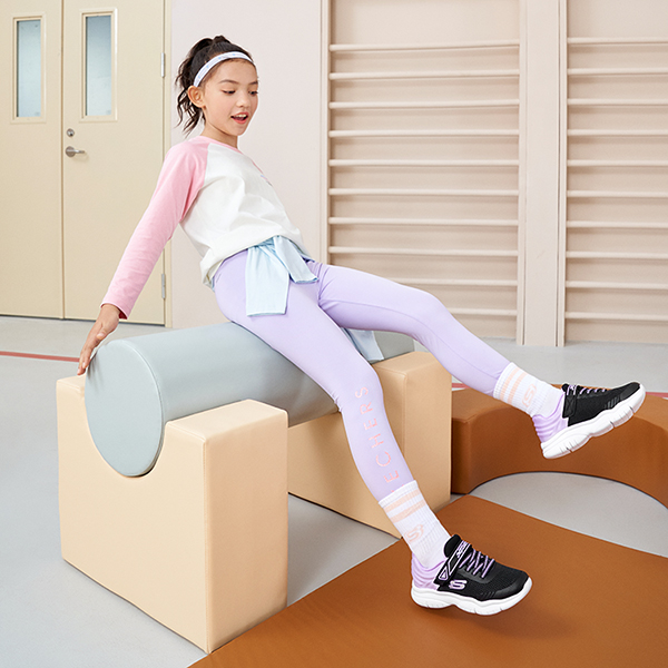 Sizing (PS) Skechers Flex Blast ''Zwart Lavendel'' 302476L-BKLV