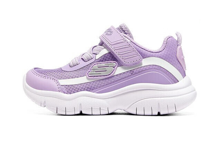 (Preschool) Skechers Flex Blast 'Purple White' 302552N-PRW