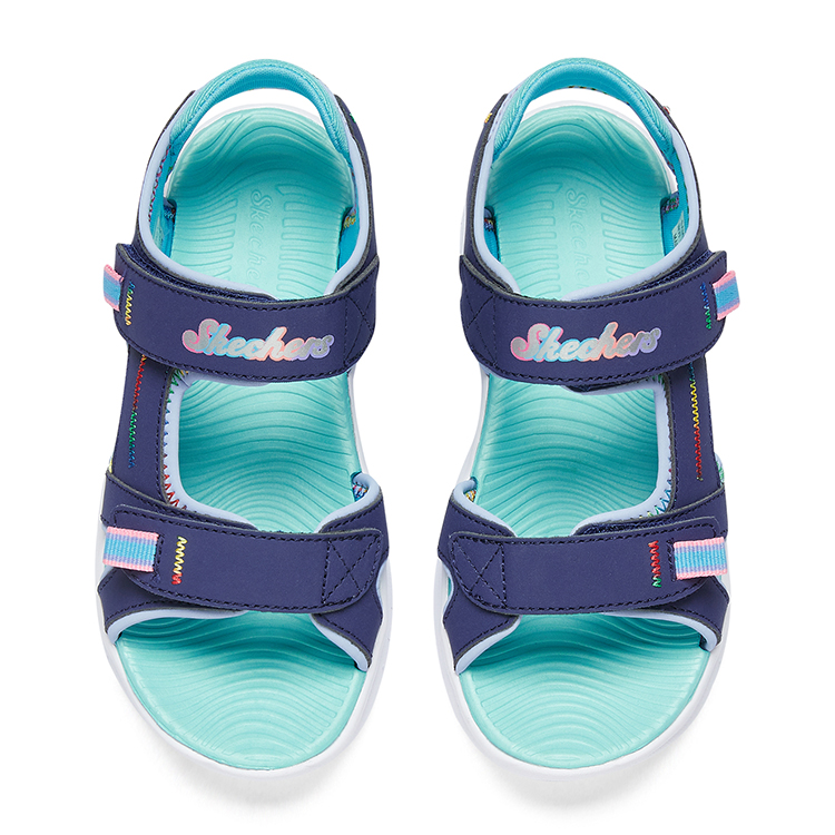 Shop (Preschool) Skechers Flex Splash 'Blue' 302984L-NVBL