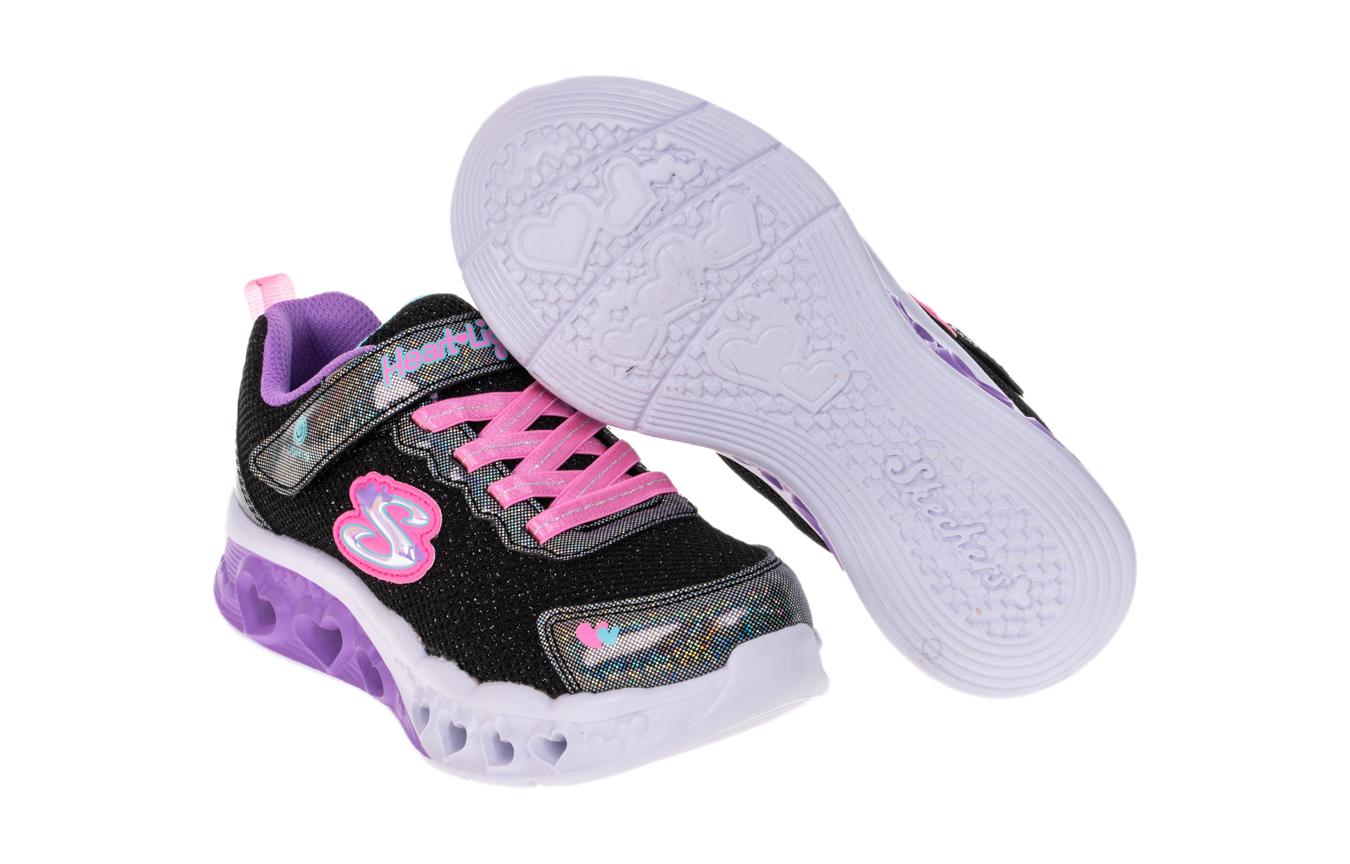 Shop (PS) Skechers Flutter Heart Lights ''Zwart Paars Roze'' 302317-LBKMT