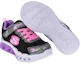 Shop (PS) Skechers Flutter Heart Lights ''Zwart Paars Roze'' 302317-LBKMT