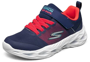 Order 兒童 Skechers Girls 魔術貼休閒跑步鞋 海軍藍