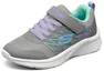 Order (PS) Zapatillas Skechers Niña Velcro Correr 'Gris Púrpura' 302468L-GRY