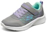 Order (PS) Skechers Kasut Lari Velcro Kanak-Kanak Perempuan 'Kelabu Ungu' 302468L-GRY