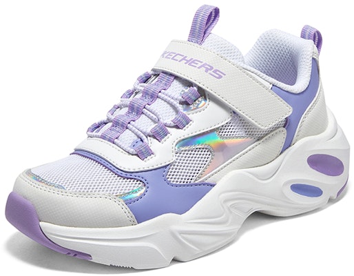 (JR) Skechers DLITES 1.0 'Putih Lavender' 319009L-WLV Lookbook (JR) Skechers DLITES 1.0 'Putih Lavender' 319009L-WLV