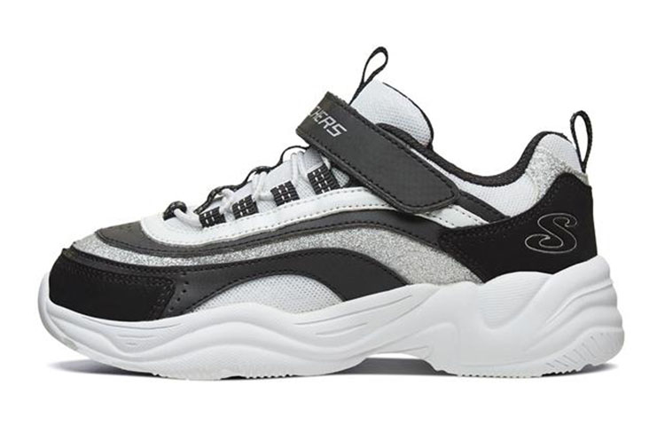 (Preschool) Skechers Go Lite Styles K 80764L-BKW
