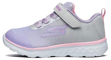 (Preschool) Skechers Go Run 400 'Grey' 81354N-GYLV (Preschool) Skechers Go Run 400 'Grey' 81354N-GYLV