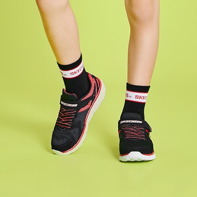 (PS) Skechers Go Run 400 Proxo Kasut Sneakers Hitam/Merah Lelaki 97680L-BKRD Details for (PS) Skechers Go Run 400 Proxo Kasut Sneakers Hitam/Merah Lelaki 97680L-BKRD