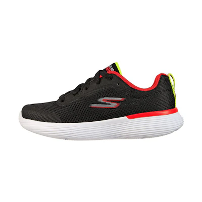 (Youth) Skechers Go Run 400 V2 'Black Red'