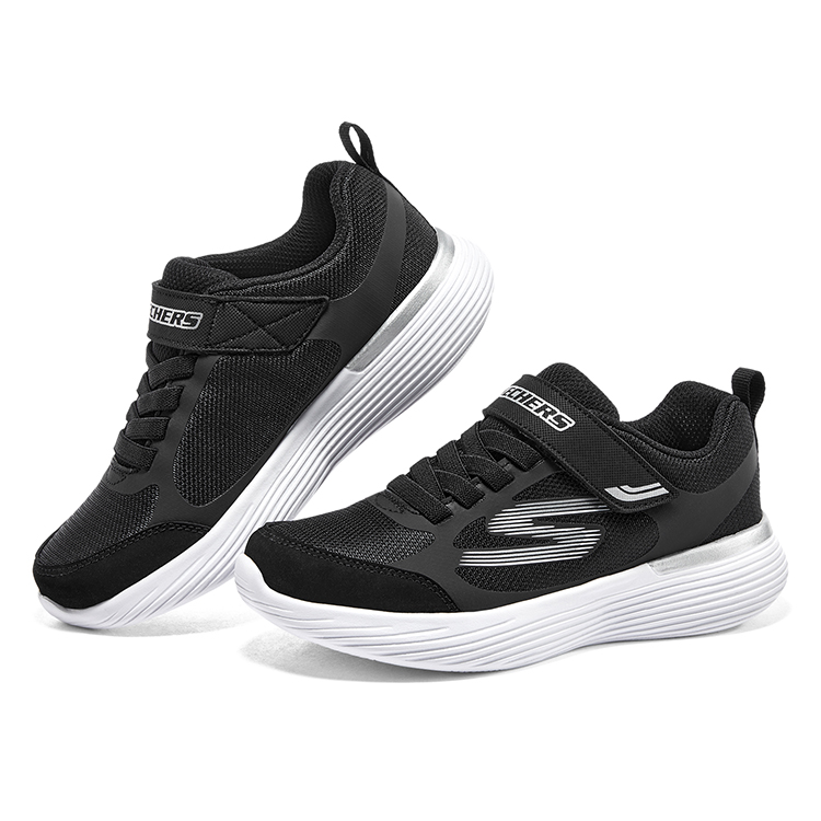 Lookbook (PS) Skechers Go Run 400 V2 'Hitam Putih' 405104L-BKSL