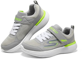 大童 Skechers Go Run 400 V2 防滑耐磨 低筒 兒童跑步鞋 灰色 Shop 大童 Skechers Go Run 400 V2 防滑耐磨 低筒 兒童跑步鞋 灰色