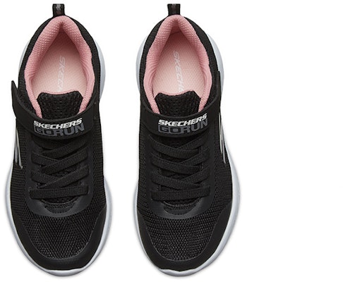 (PS) "Skechers Go Run 600 K 'Negro'" 664121L-BLK Shop (PS) "Skechers Go Run 600 K 'Negro'" 664121L-BLK