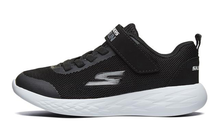 (Preschool) Skechers Go Run 600 Low-Top K Black/Silver 660042L-BLK