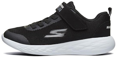 (Preschool) Skechers Go Run 600 Low-Top K Black/Silver 660042L-BLK (Preschool) Skechers Go Run 600 Low-Top K Black/Silver 660042L-BLK