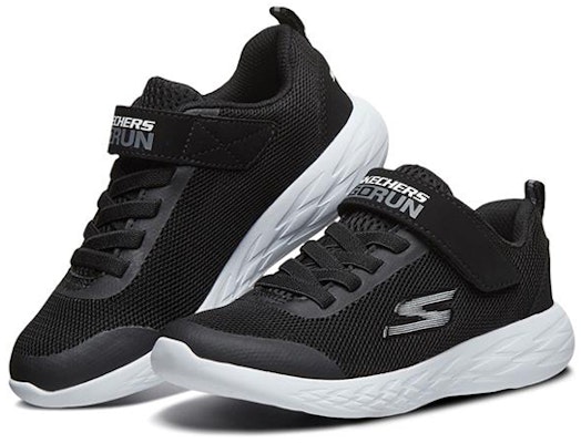 大童 Skechers GO RUN 600 低幫 跑步鞋 黑銀色 Lookbook 大童 Skechers GO RUN 600 低幫 跑步鞋 黑銀色