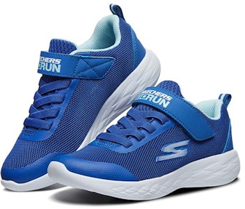 大童 Skechers GO RUN 600 低筒 兒童跑步鞋 藍色 Lookbook 大童 Skechers GO RUN 600 低筒 兒童跑步鞋 藍色