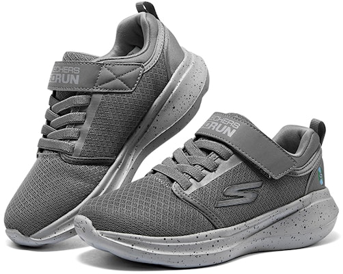 大童 Skechers Go Run Fast 舒適氣質百搭 減震耐磨 低筒 兒童跑步鞋 灰色 Lookbook 大童 Skechers Go Run Fast 舒適氣質百搭 減震耐磨 低筒 兒童跑步鞋 灰色