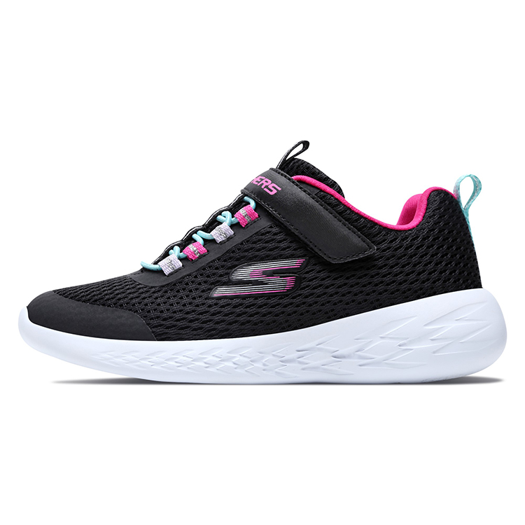 (Preschool) Skechers Go Run Low-Top K Black 82007L-BKMT