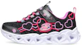 Buy (PS) Skechers Heart Lights Baskets Basses Noir/Rose Enfant 302080L-BKMT