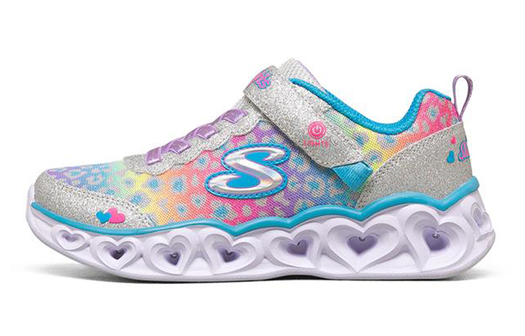 (Preschool) Skechers Heart lights Low-Top Running Shoes K Multi-color 302145L-SMLT