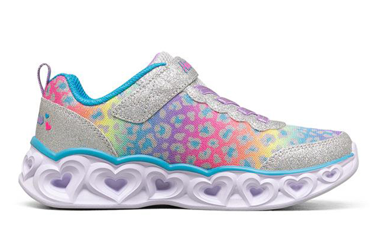 Order (PS) Skechers Heart Lights Baskets Basses Multicolores Enfant 302145L-SMLT