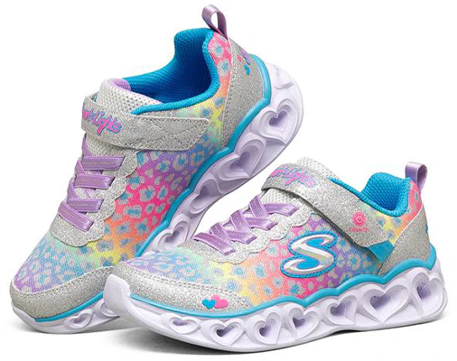 (PS) Skechers Heart Lights Baskets Basses Multicolores Enfant 302145L-SMLT Lookbook (PS) Skechers Heart Lights Baskets Basses Multicolores Enfant 302145L-SMLT