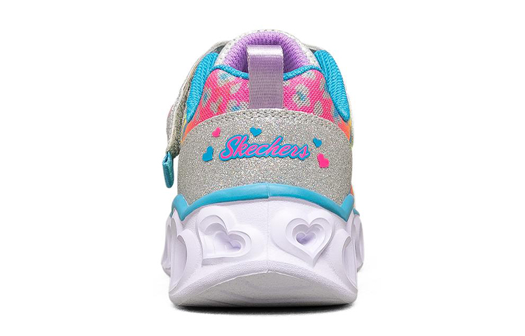Shop (PS) Skechers Heart Lights Baskets Basses Multicolores Enfant 302145L-SMLT