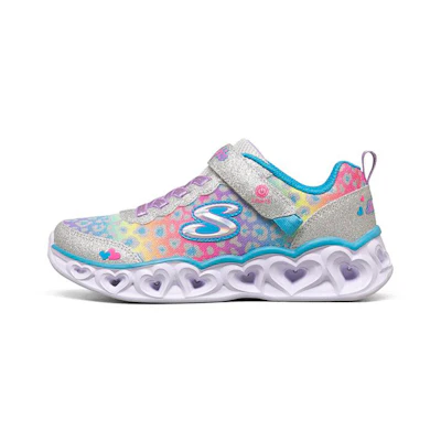 (PS) Skechers Heart lights Low-Top Running Shoes K Multi-color