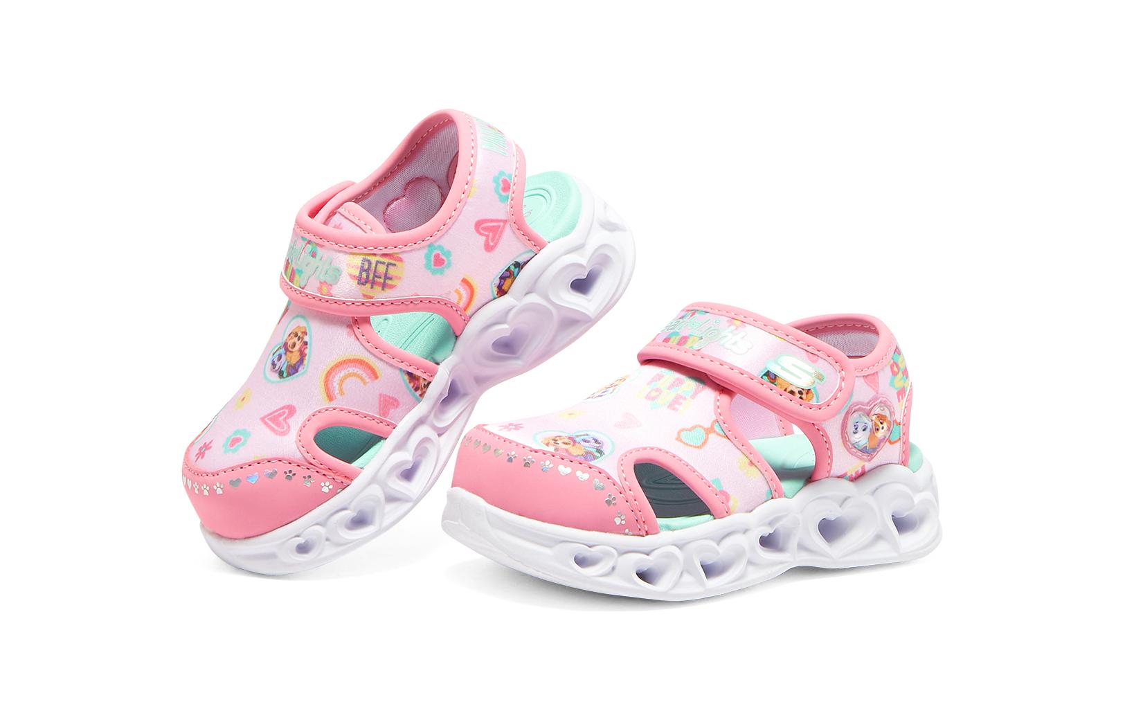 Shop (PS) Skechers Heart Lights Sandalen ''Pink Weiß'' 317018N-PKMT