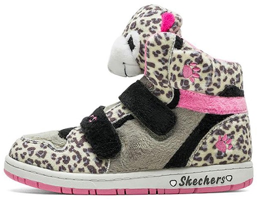 (Preschool) Skechers High-Top 'Leopard Grey' 80689L-LPD Buy (Preschool) Skechers High-Top 'Leopard Grey' 80689L-LPD