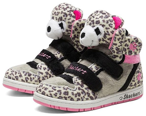 (Preschool) Skechers High-Top 'Leopard Grey' 80689L-LPD Lookbook (Preschool) Skechers High-Top 'Leopard Grey' 80689L-LPD