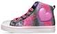 (PS) Skechers High-Top Gaya Hidup 'Cute Heart Hitam Merah' 314419L-BKMT