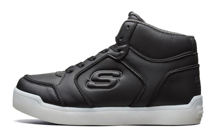 (Preschool) Skechers High-Top Sneaker 'Black' 90622L-BLK