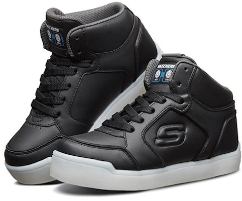 (Preschool) Skechers High-Top Sneaker 'Black' 90622L-BLK Lookbook (Preschool) Skechers High-Top Sneaker 'Black' 90622L-BLK
