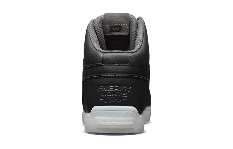 Shop (Preschool) Skechers High-Top Sneaker 'Black' 90622L-BLK