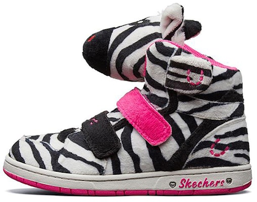 (Preschool) Skechers High-Top Sneaker 'Black White Pink' 80689L-WBKP Buy (Preschool) Skechers High-Top Sneaker 'Black White Pink' 80689L-WBKP
