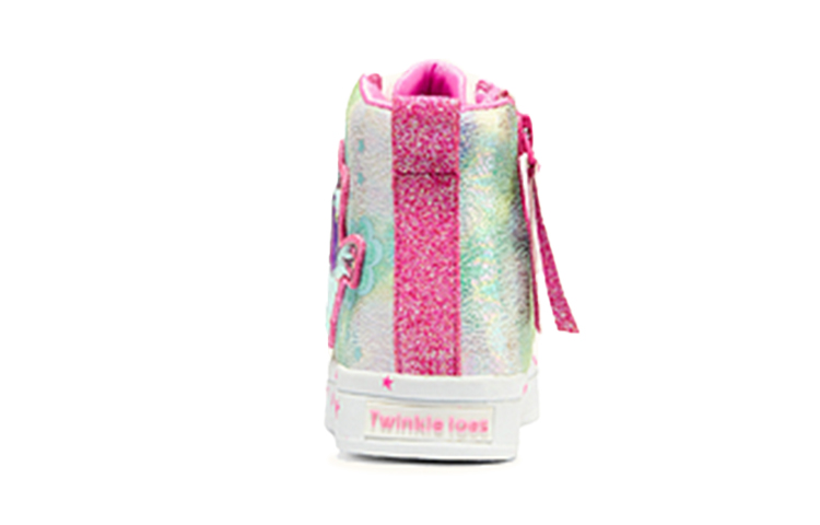 (Youth) Skechers TWI-Lites 2.0 Sneaker 'Green Pink White' 圖 4