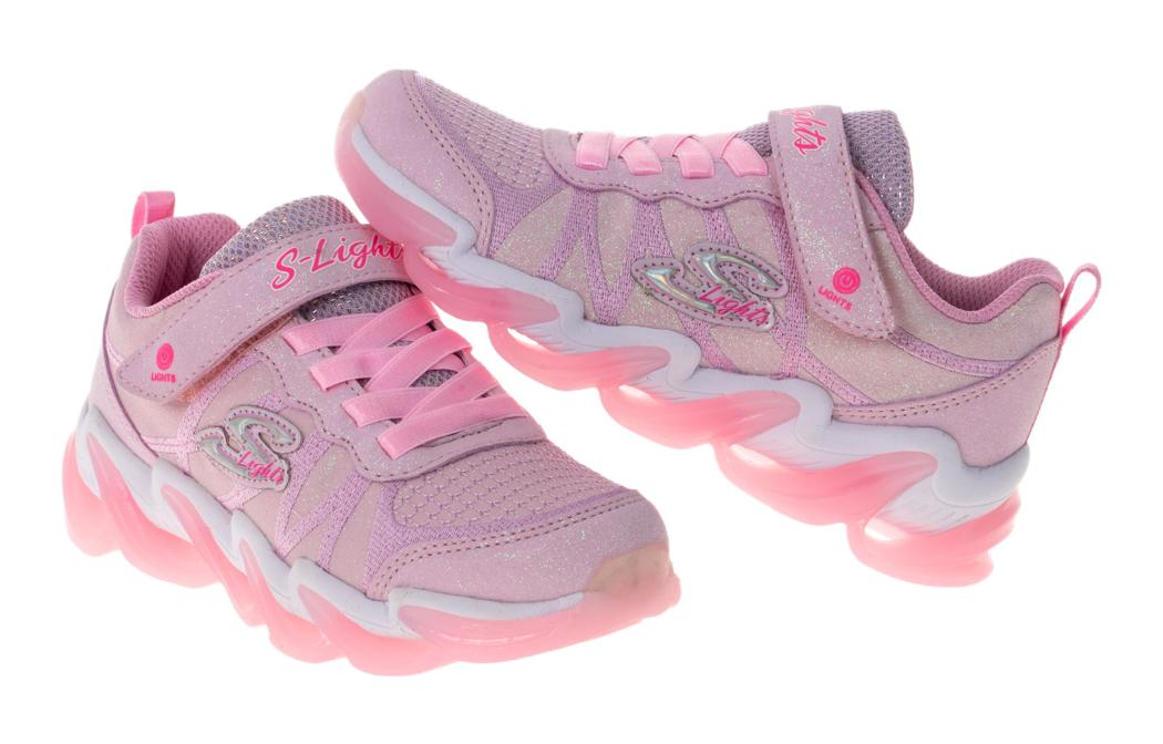 (Youth) Skechers S Lights 'Hyper Surge - Light Pink' 圖 4