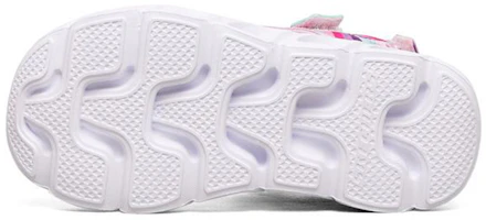 Shop 兒童 Skechers Hypno-splash 閃燈魔術貼涼鞋 粉彩色