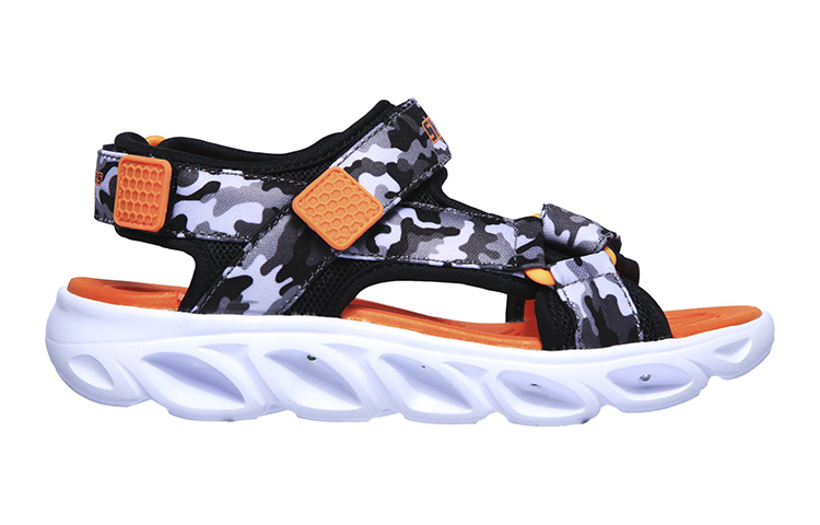 Order (PS) Sandales Skechers Hypno Splash K Noir/Orange 400077L-BGOR