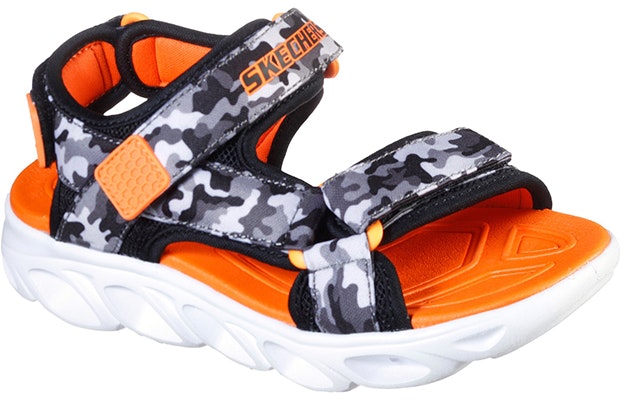 (Preschool) Skechers Hypno Splash Sandals K Black/Orange 400077L-BGOR Lookbook (Preschool) Skechers Hypno Splash Sandals K Black/Orange 400077L-BGOR