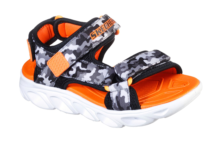 Lookbook (PS) Sandales Skechers Hypno Splash K Noir/Orange 400077L-BGOR