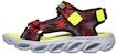 (PS) Skechers Hypno Splash Velcro Sandal Terbuka Budak Lelaki Merah 400077L-BKRD