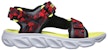 (PS) Skechers Hypno Splash Velcro Sandal Terbuka Budak Lelaki Merah 400077L-BKRD