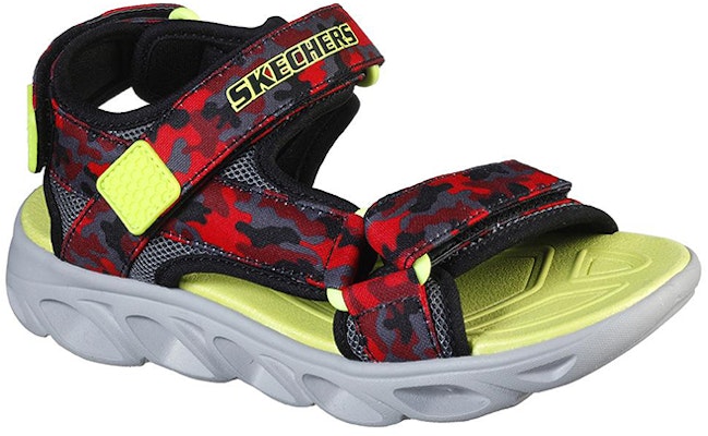 (Preschool) Skechers Hypno Splash Velcro Open Toe Big Boys Red Sandals 400077L-BKRD Lookbook (Preschool) Skechers Hypno Splash Velcro Open Toe Big Boys Red Sandals 400077L-BKRD